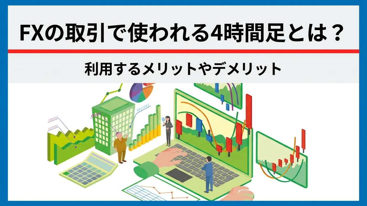 FXの取引で使われる4時間足とは？利用するメリットやデメリット