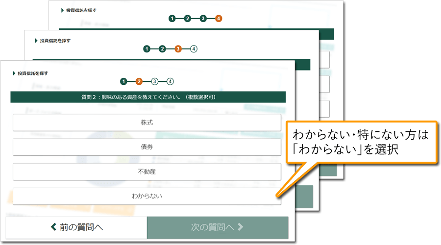 STEP2 資産・地域・方針を選ぶ