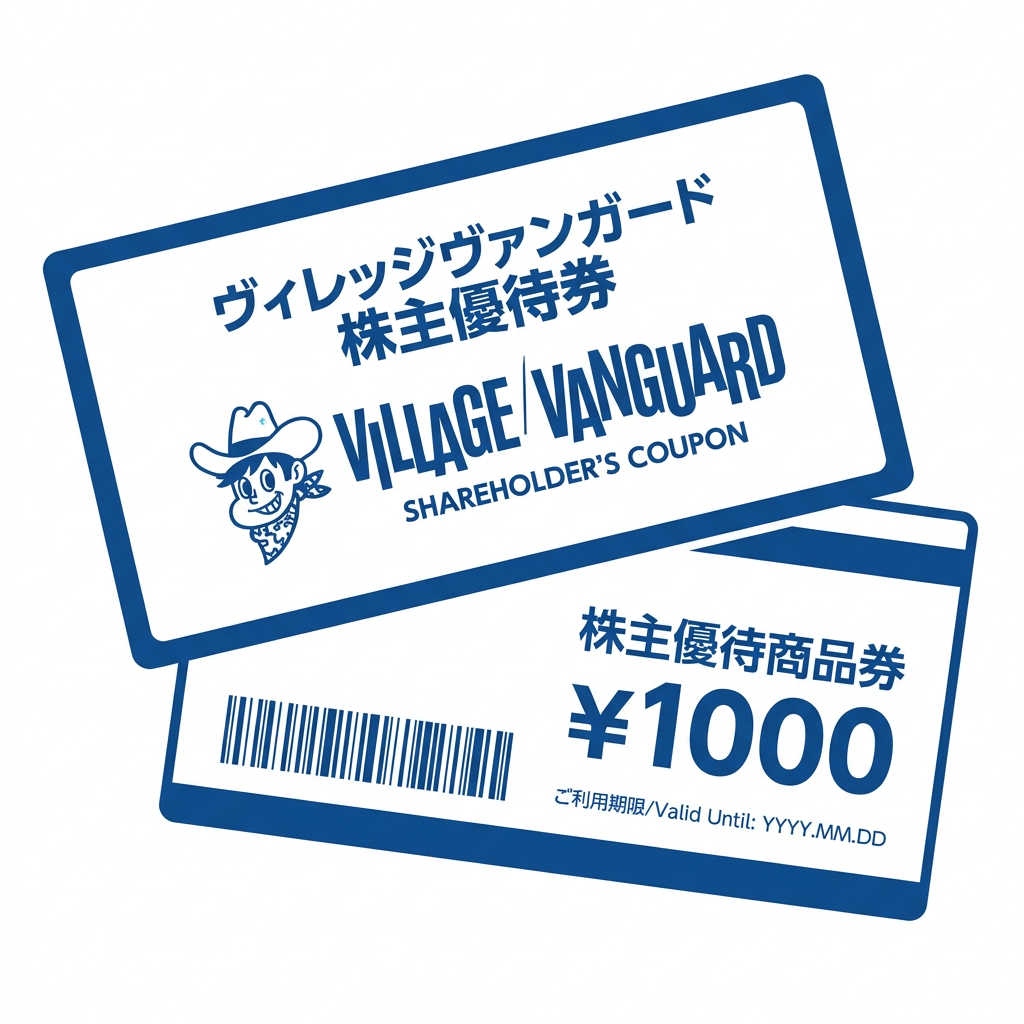 ヴィレッジVの株主優待のイメージ画像