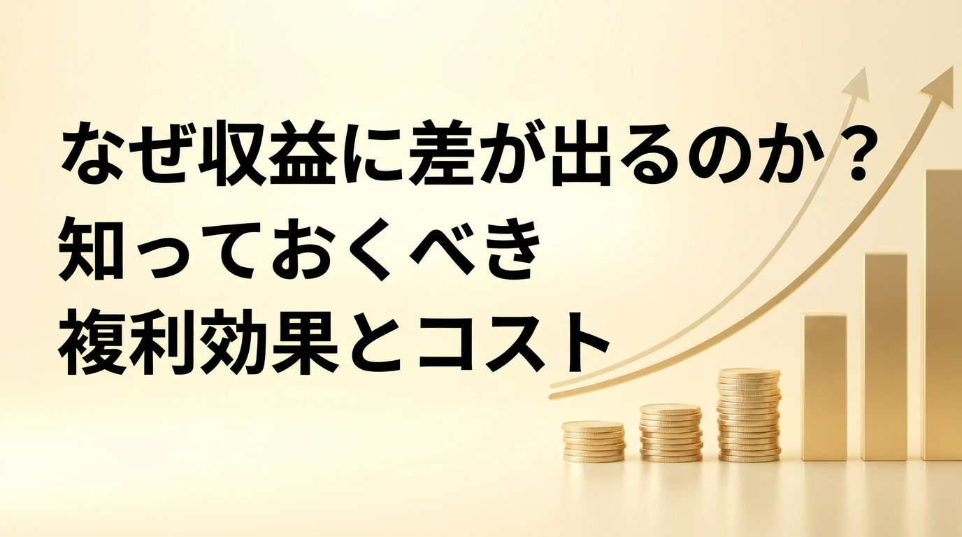 【レバレッジアカデミー】第3回：なぜ収益に差が出るのか？知っておくべき複利効果とコスト