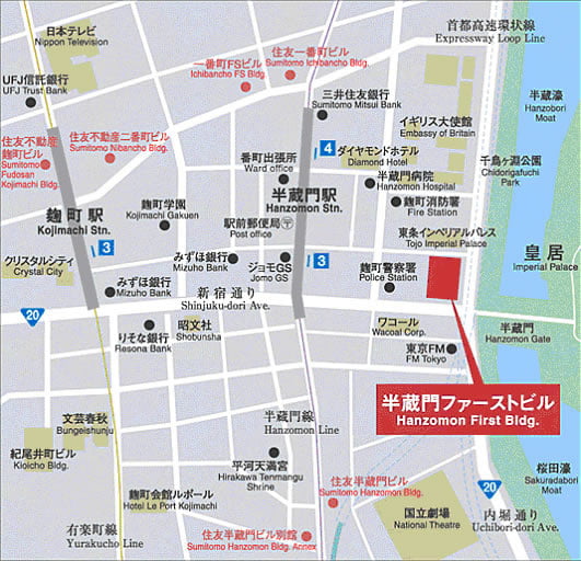 半蔵門ファーストビルの地図