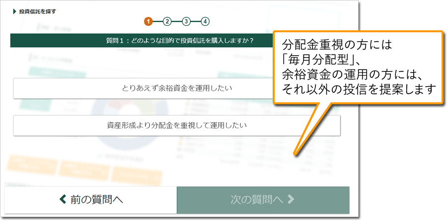 STEP1　目的を選ぶ