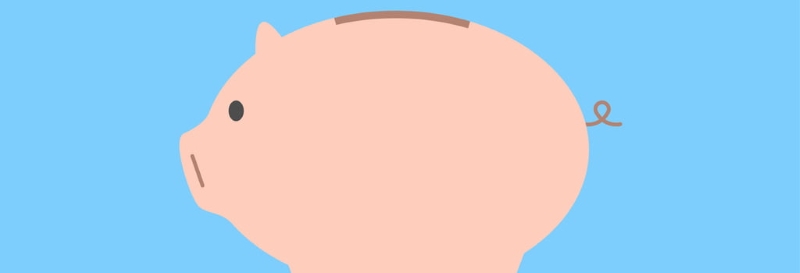 貯金箱のイラスト
